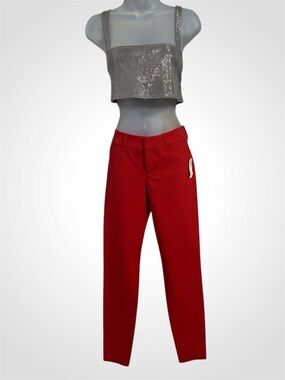 NWT - Old Navy Red Pixie Mid Rise Pants